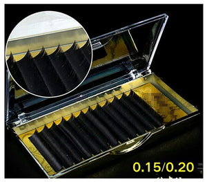 Faux mink flat ellipse eyelash extension