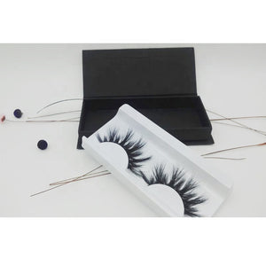 Custom 25mm 100%3D mink eyelashes with boxes