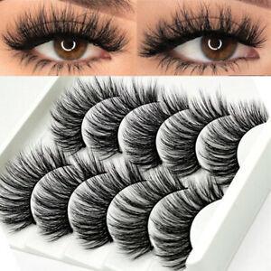 Custom 3pair5pairs 3D synthetic eyelashes with package